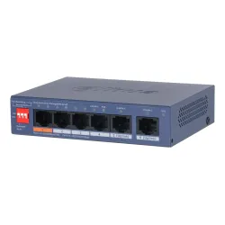 Switch-DAHUA-DH-CS4006-4ET2GT-60-Switch layer L2-2xRJ-45 ports-RJ-45 Ports Type Fast Ethernet ,10-100,-4xGigabit Ethernet