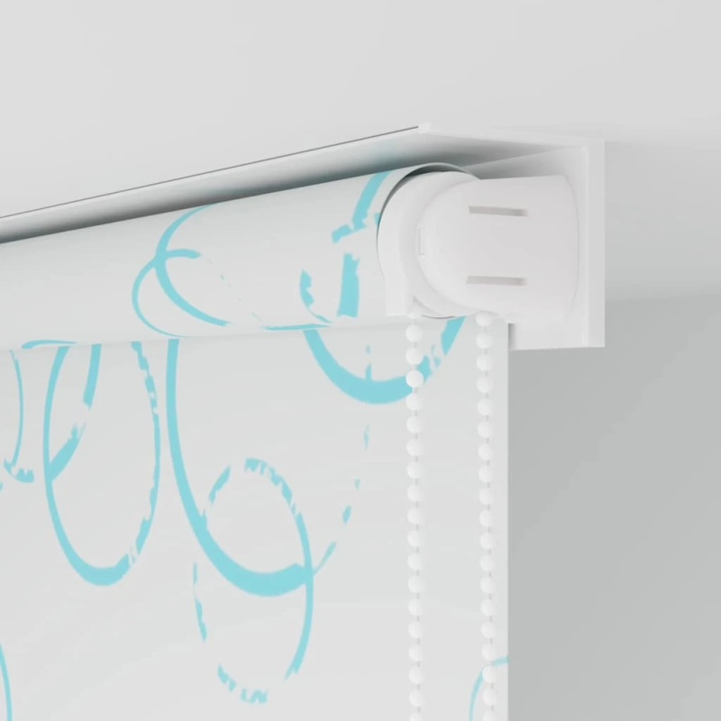 vidaXL rullo žalūzija dušai, 80x240 cm, burbuļu dizains