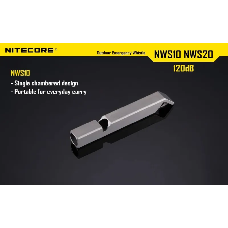 Whistle outdoor emergency-120db nws10 nitecore