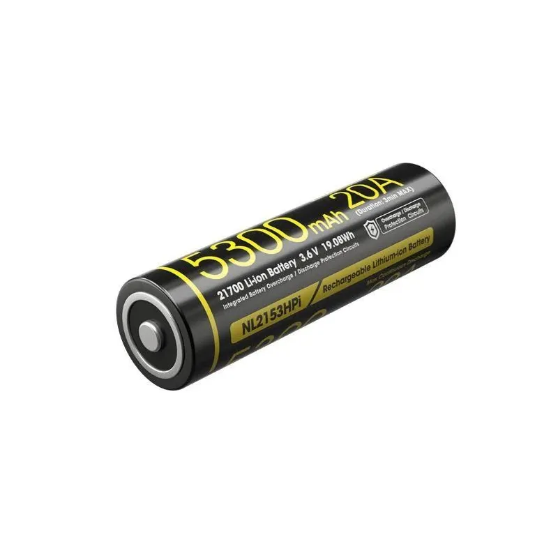 Battery rech. li-ion 3.6v-nl2153hpi,5300mah, nitecore