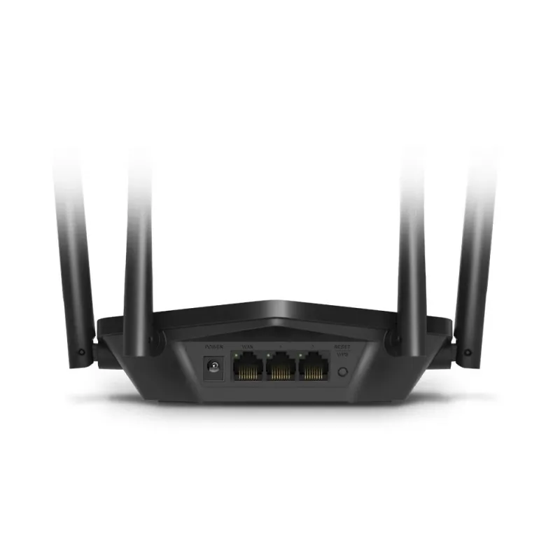 Wireless Router-MERCUSYS-1500 Mbps-Wi-Fi 6-IEEE 802.11a-b-g-IEEE 802.11n-IEEE 802.11ac-IEEE 802.11ax-3x10-100-1000M-LAN \\ WAN