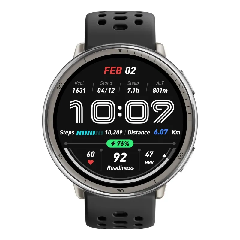 Smartwatch amazfit active 2-a2437 blk sil. w2437gl7n huami