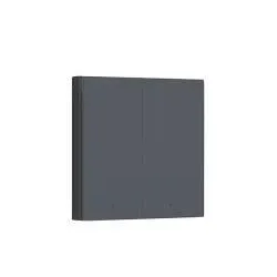 Smart home wired switch double-ws-euk02 grey aqara