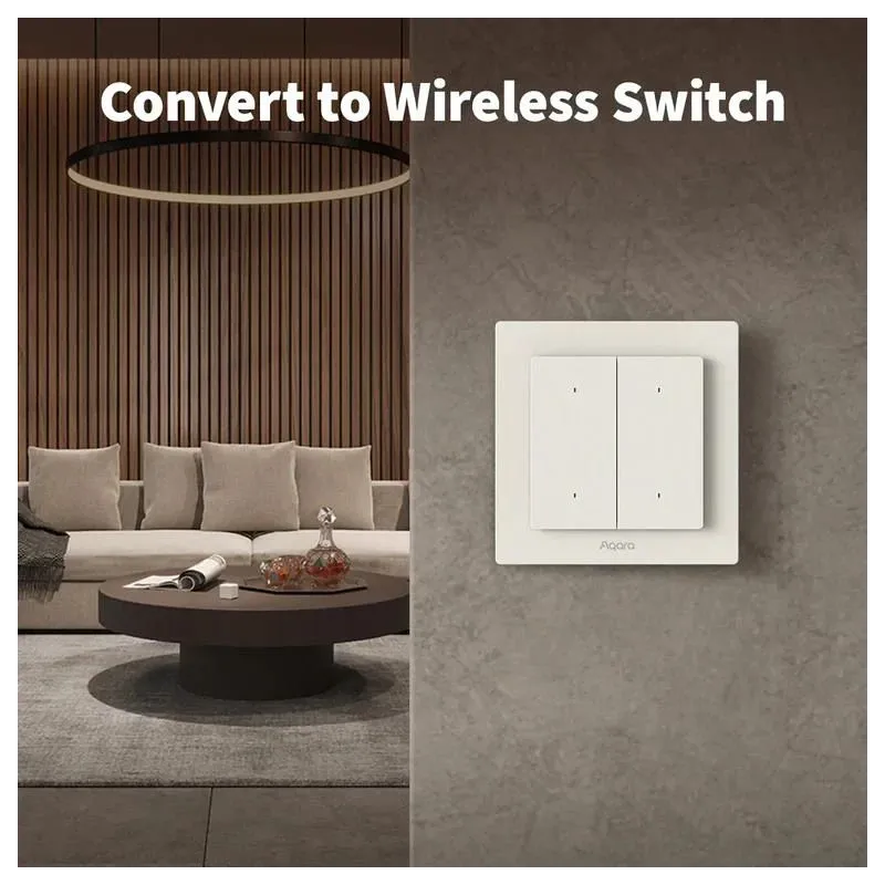 Smart home light switch h2-ws-k08d aqara