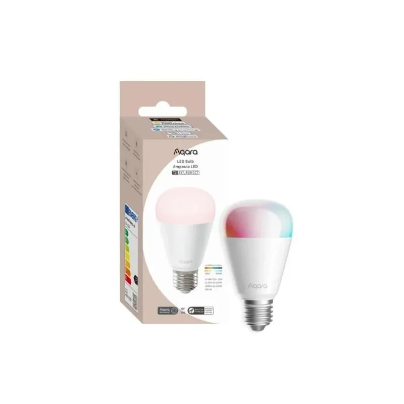 Smart Light Bulb-AQARA-Power consumption 10.5 Watts-Luminous flux 950 Lumen-9000 K-Bluetooth-ZigBee-LB-L02D