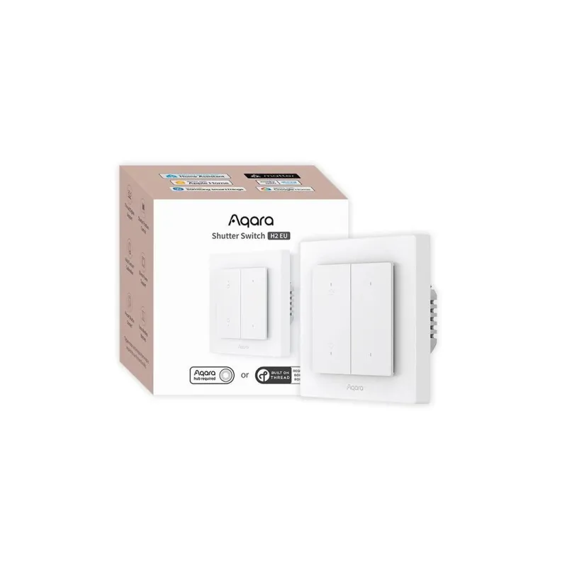Smart home shutter switch h2-ds-k02d aqara