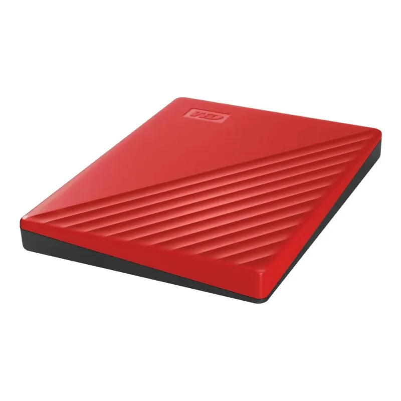 External HDD-WESTERN DIGITAL-My Passport-2TB-USB 2.0-USB 3.0-USB 3.2-Colour Red-WDBYVG0020BRD-WESN