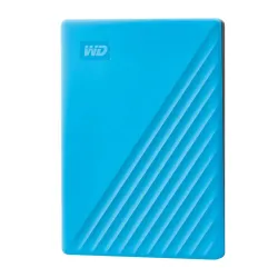External HDD-WESTERN DIGITAL-My Passport-4TB-USB 2.0-USB 3.0-USB 3.2-Colour Blue-WDBPKJ0040BBL-WESN