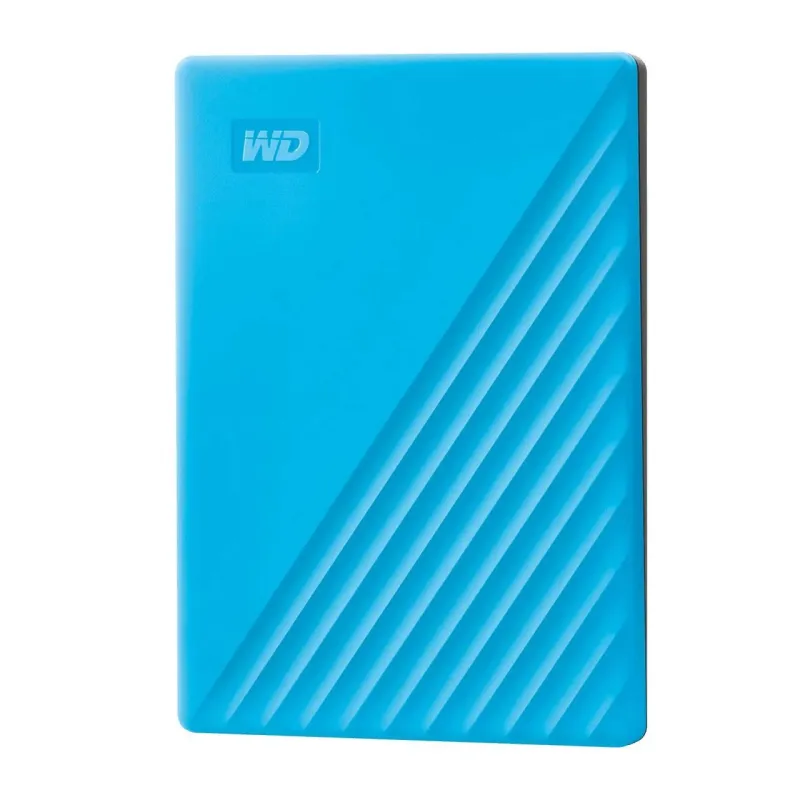 External HDD-WESTERN DIGITAL-My Passport-4TB-USB 2.0-USB 3.0-USB 3.2-Colour Blue-WDBPKJ0040BBL-WESN