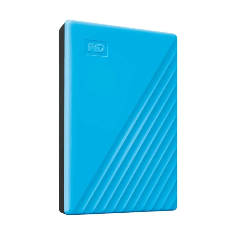 External HDD-WESTERN DIGITAL-My Passport-4TB-USB 2.0-USB 3.0-USB 3.2-Colour Blue-WDBPKJ0040BBL-WESN