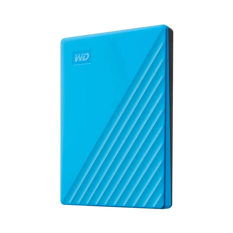External HDD-WESTERN DIGITAL-My Passport-4TB-USB 2.0-USB 3.0-USB 3.2-Colour Blue-WDBPKJ0040BBL-WESN