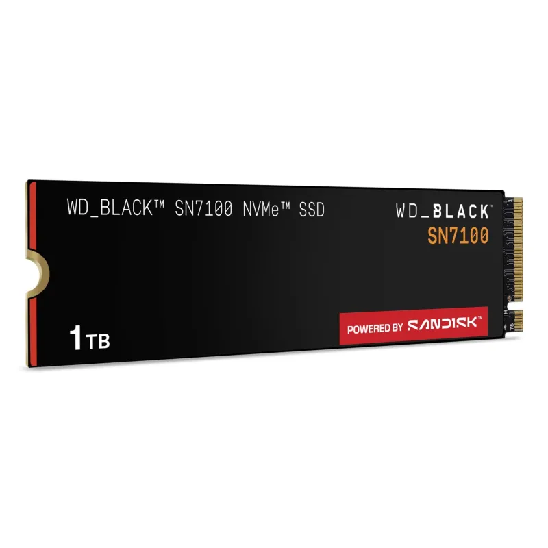 SSD-SANDISK-Read speed 7250 MB-s-Write speed 6900 MB-s-NVMe Yes-PCI Express 4.0-M.2-1000 GB-POWERED BY SANDISK-Black