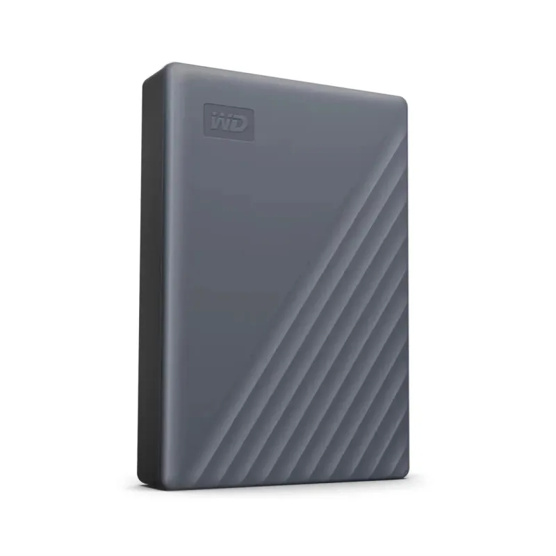 External HDD-WESTERN DIGITAL-My Passport-WDBRMD0050BGY-WESN-5TB-USB-C-Colour Grey-WDBRMD0050BGY-WESN
