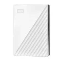 External HDD-WESTERN DIGITAL-My Passport-WDBR9S0060BWT-WESN-6TB-USB 3.2-Colour White-WDBR9S0060BWT-WESN