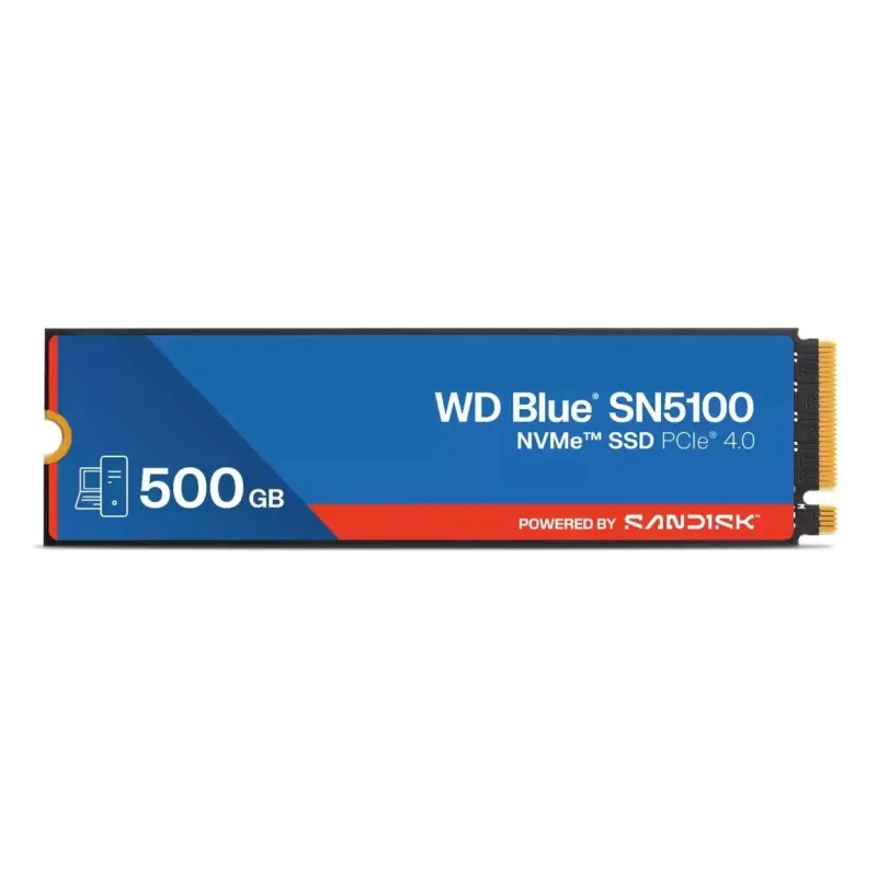 SSD-SANDISK-300xTBW rating-MTBF 1750000 h-Read speed 6600 MB-s-Write speed 5600 MB-s-NVMe Yes-PCI Express 4.0-M.2-500 GB-POWERED
