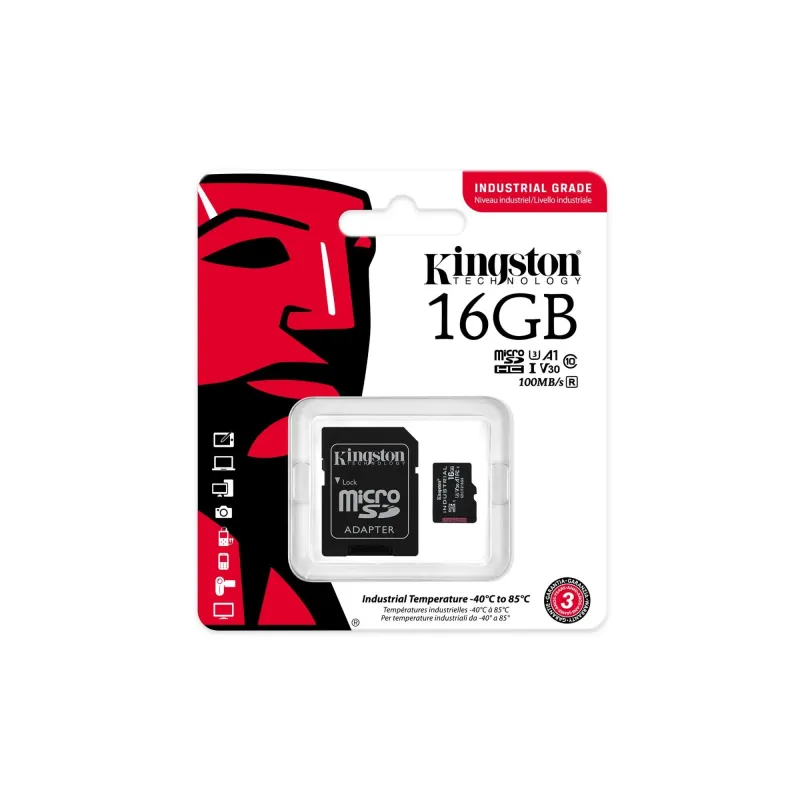 Memory micro sdhc 16gb uhs-i-w-a sdcit2-16gb kingston