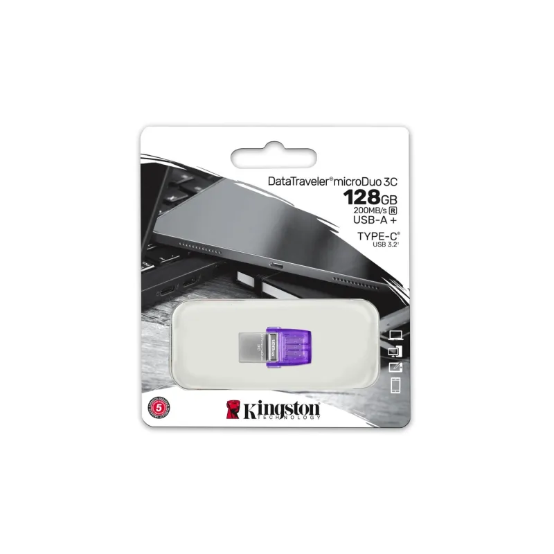 Memory drive flash usb3.2-128gb dtduo3cg3-128gb kingston