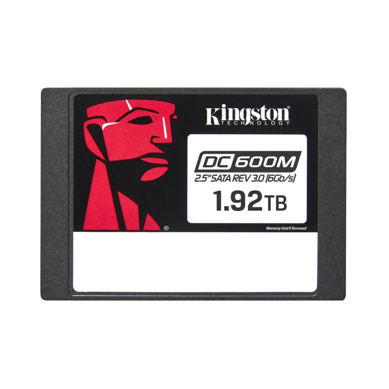 SSD-KINGSTON-DC600M-1920 GB-Serial ATA III-3504xTBW rating-MTBF 2000000 h-Read speed 560 MB-s-Write speed 530