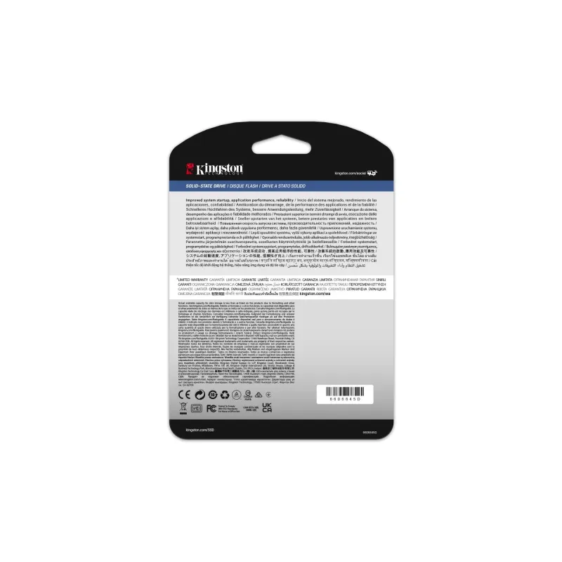SSD-KINGSTON-DC600M-1920 GB-Serial ATA III-3504xTBW rating-MTBF 2000000 h-Read speed 560 MB-s-Write speed 530