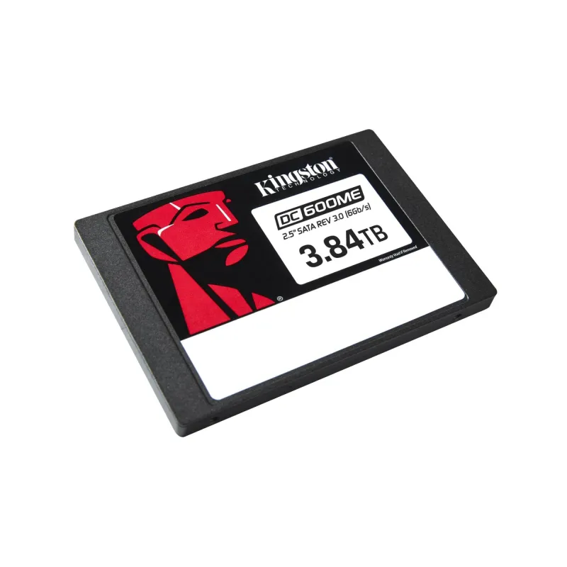 SSD-KINGSTON-3840 GB-Serial ATA III-2.5-Write speed 530 MB-s-Read speed 560 MB-s-7008xTBW rating-MTBF 2000000 h-SEDC600ME-3840G