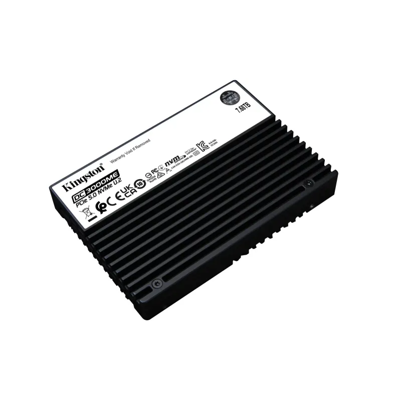 SSD-KINGSTON-SSD series DC3000ME-7.68TB-NVMe-NAND flash technology 3D TLC-Write speed 10000 MBytes-sec-Read speed 14000