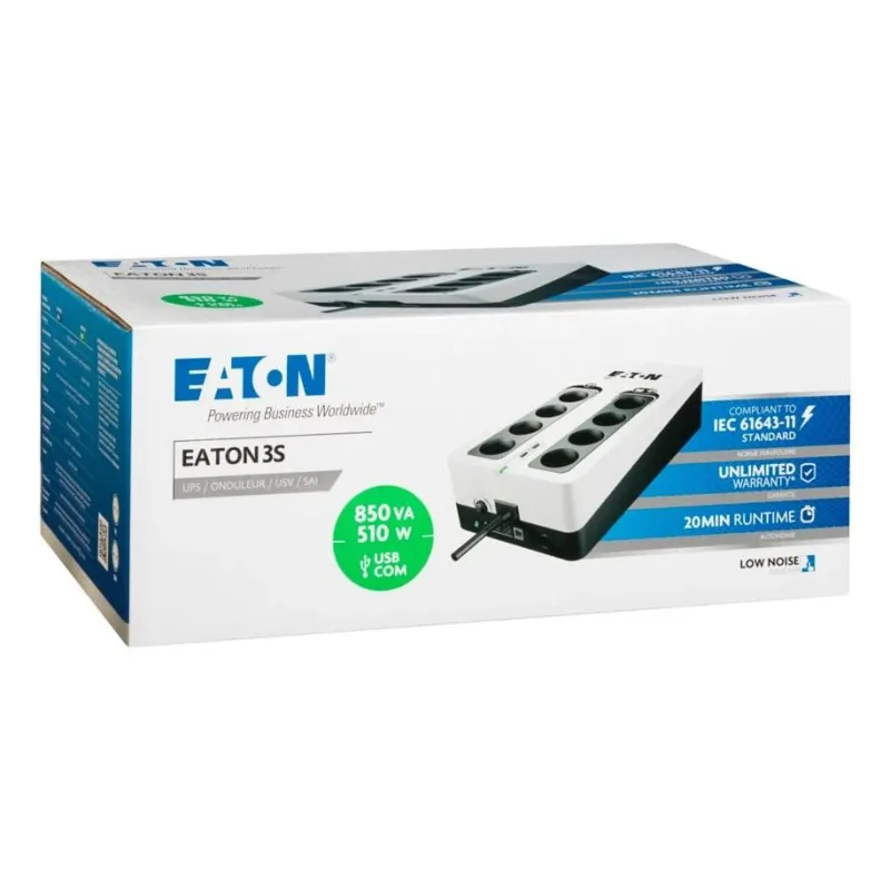 UPS-EATON-510 Watts-850 VA-Offline-3S850D