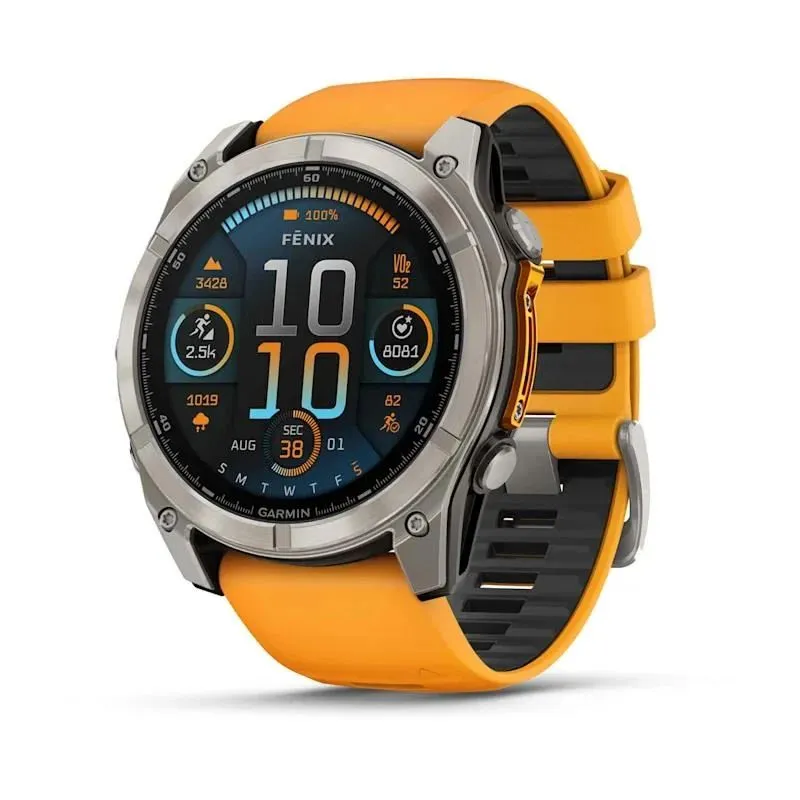 Smartwatch fenix 8 sapphire-orange 010-02905-11 garmin