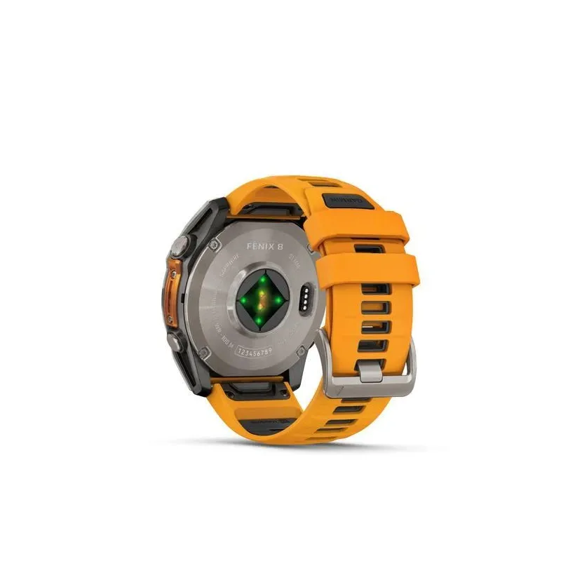 Smartwatch fenix 8 sapphire-orange 010-02905-11 garmin