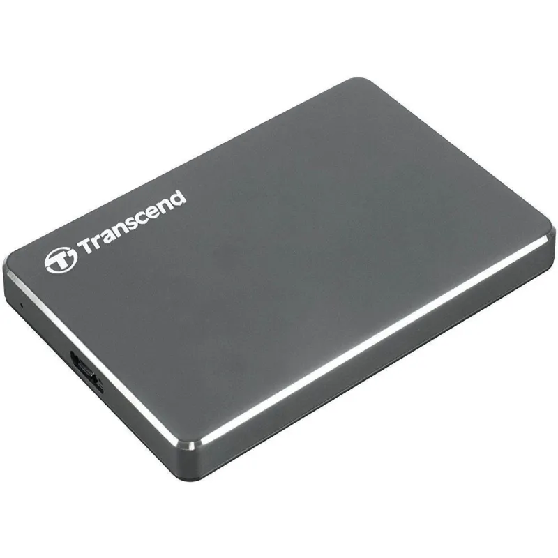 External HDD-TRANSCEND-StoreJet-1TB-USB 3.1-Colour Iron Grey-TS1TSJ25C3N