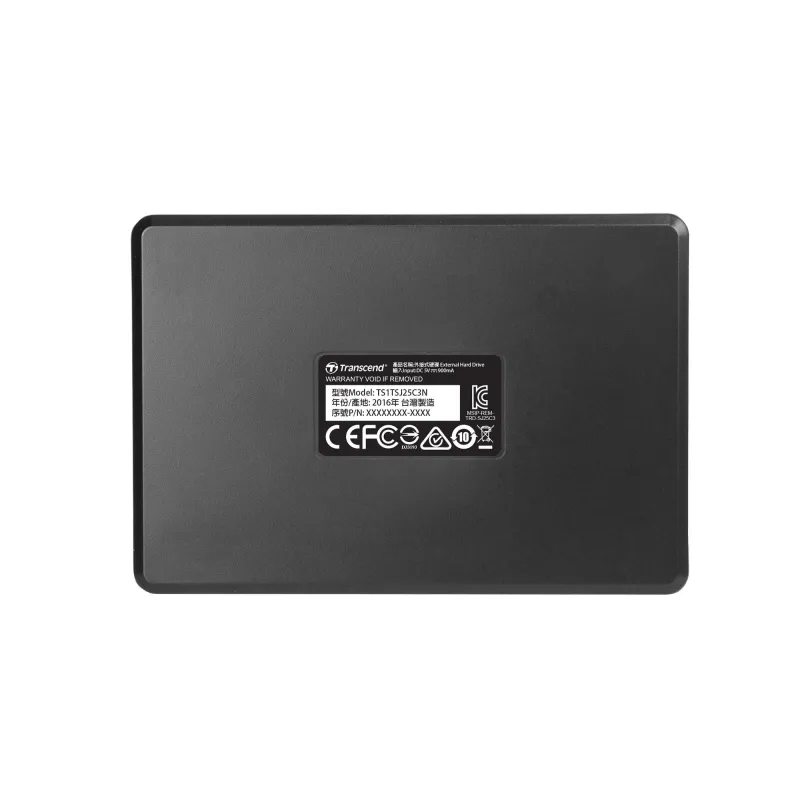 External HDD-TRANSCEND-StoreJet-1TB-USB 3.1-Colour Iron Grey-TS1TSJ25C3N