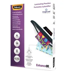 Laminator pouch imagelast-a5 80 100pcs 5306002 fellowes