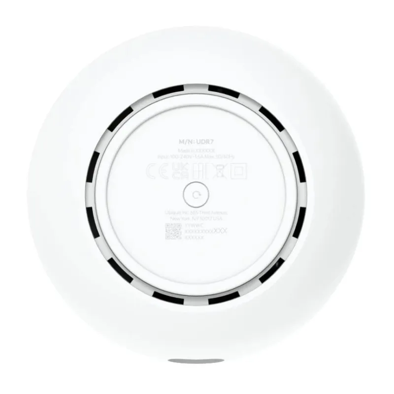 Wireless Router-UBIQUITI-Dream 7-Wi-Fi 7 ,802.11be,-Data speed 5700 Mbit-s-Ethernet WAN Yes-Ethernet LAN Yes-4xLAN ports-UDR7