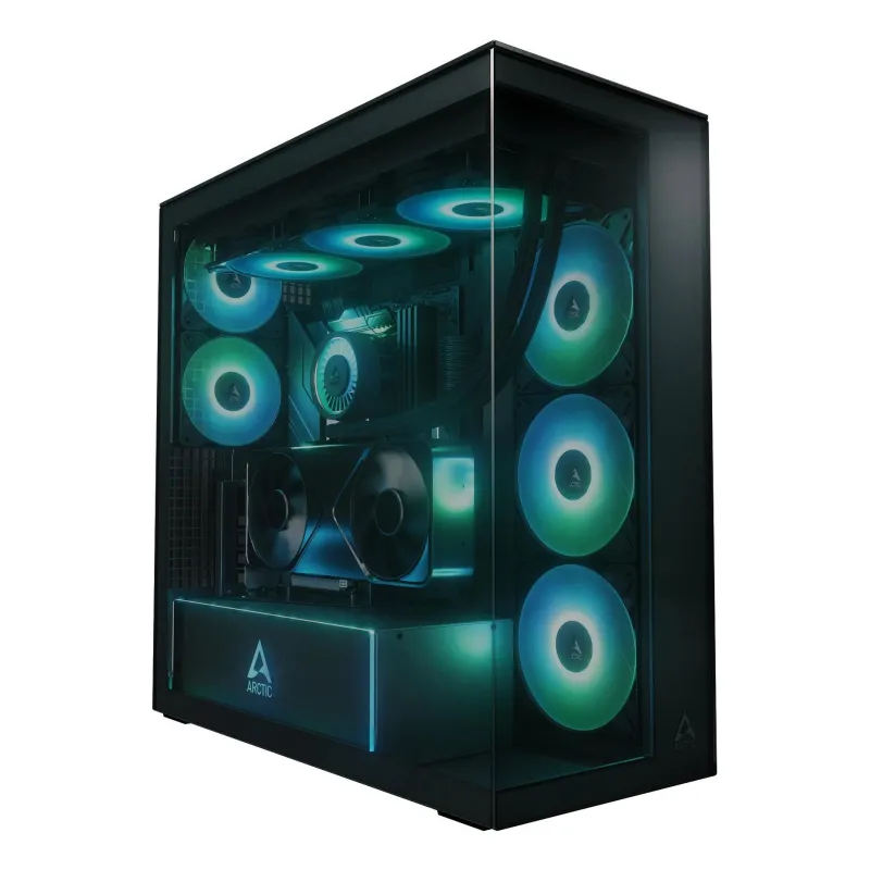Case-ARCTIC-Xtender VG ,Black,-Case product features Transparent panel-Not included-Colour Black-ACPCC00016A