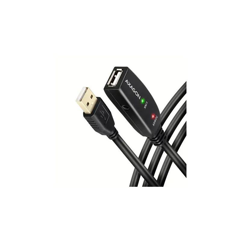 Cable usb2.0 a-m-a-f active-5m adr-205 axagon