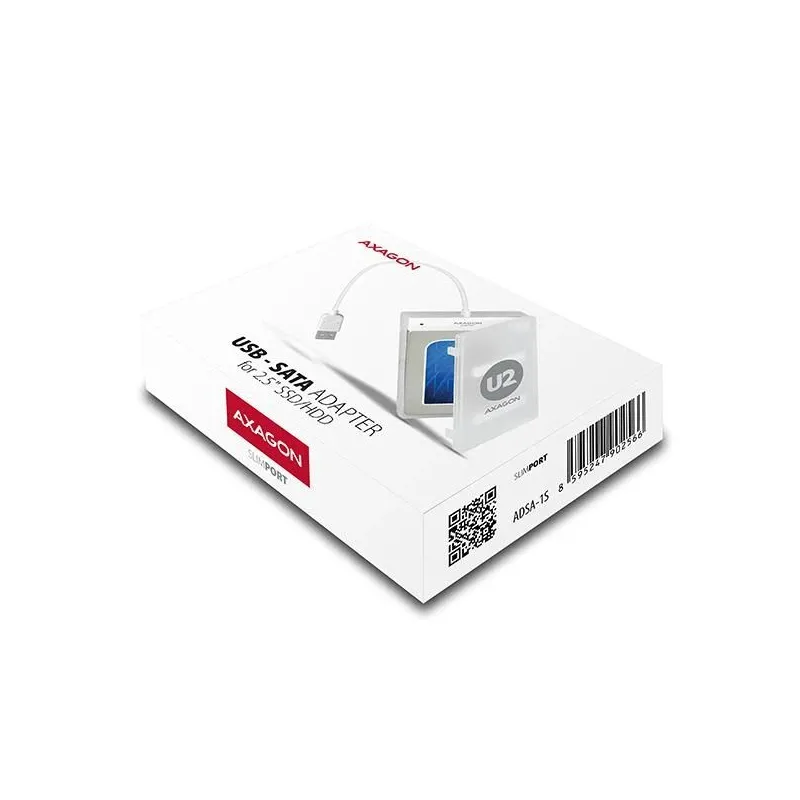 Hdd acc adapter usb2.0 case-2.5 sata adsa-1s axagon