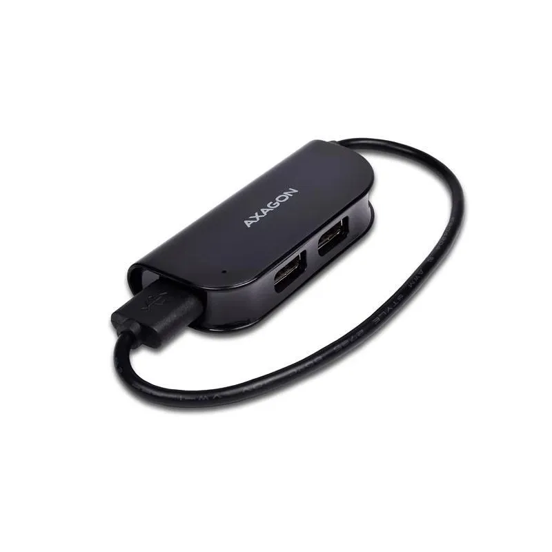 I-o hub usb2.0 4port ready-0.2m hue-x4b axagon