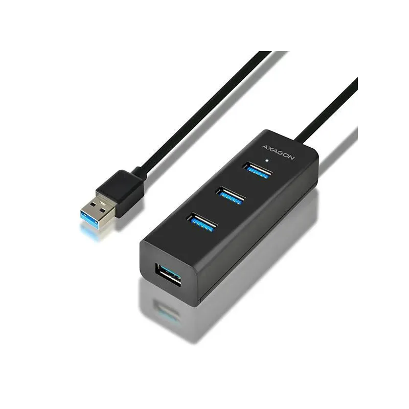 I-o hub usb3.0 4port charging-1.2m hue-s2bl axagon