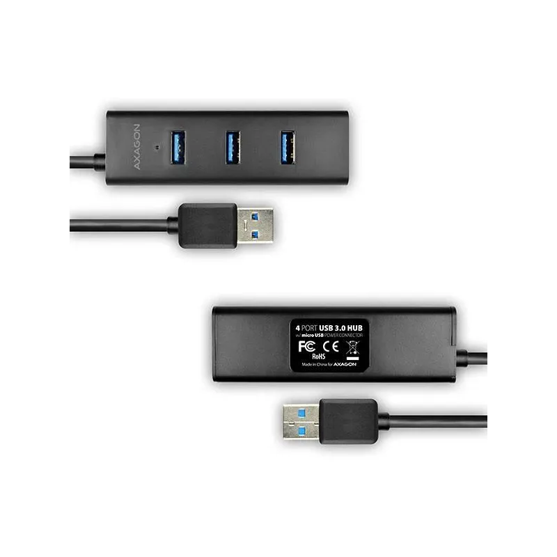 I-o hub usb3.0 4port charging-1.2m hue-s2bl axagon