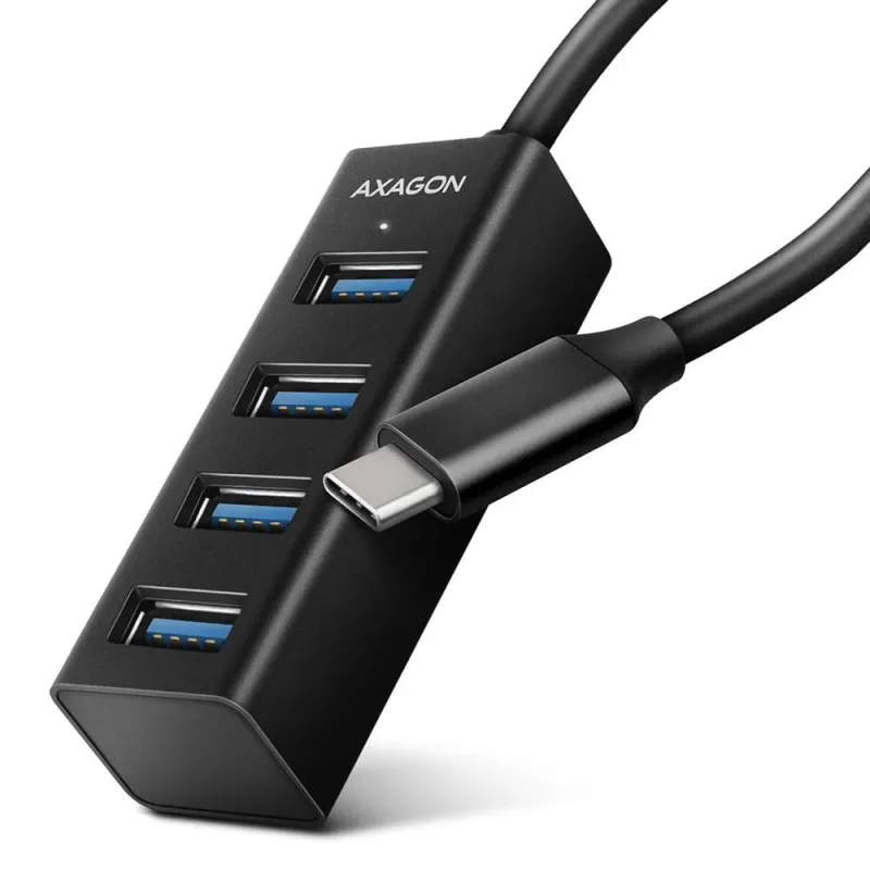 I-o hub usb-c 4port mini-0.2m hue-m1c axagon