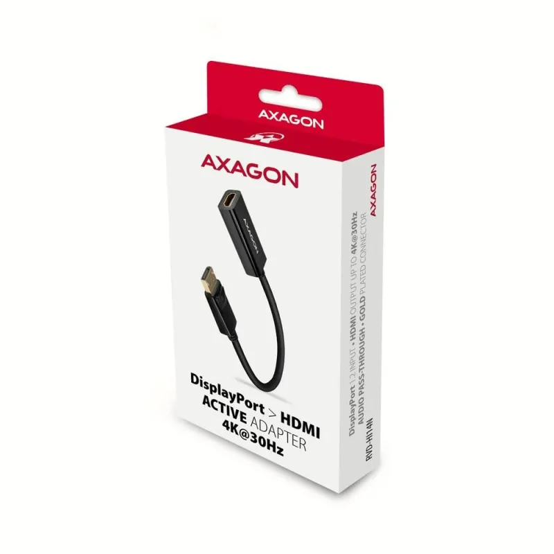 I-o adapter dp to hdmi-0.15m rvd-hi14n axagon