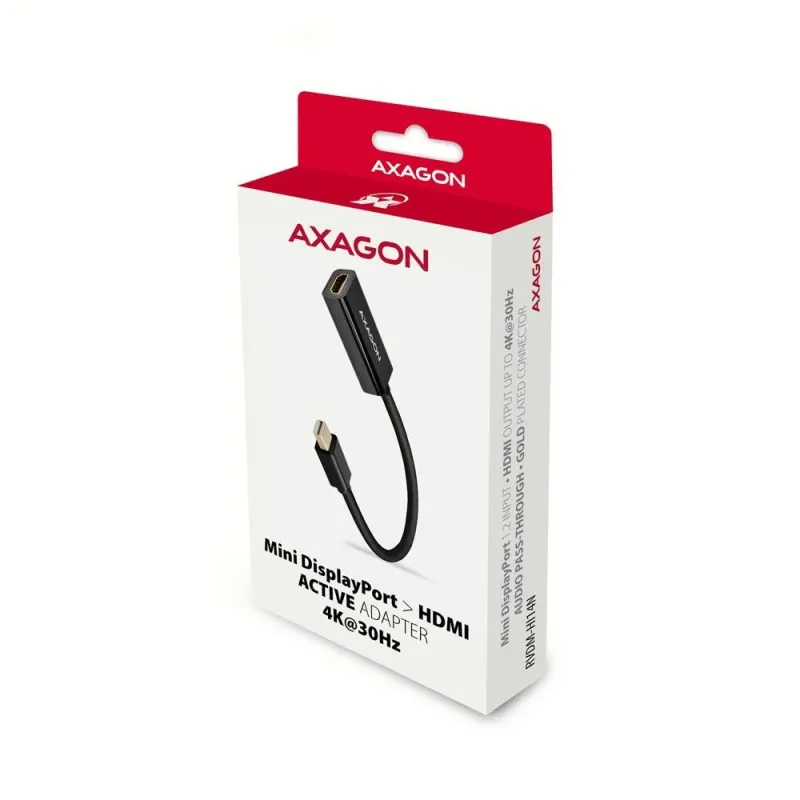 I-o adapter mini dp to hdmi-0.15m rvdm-hi14n axagon