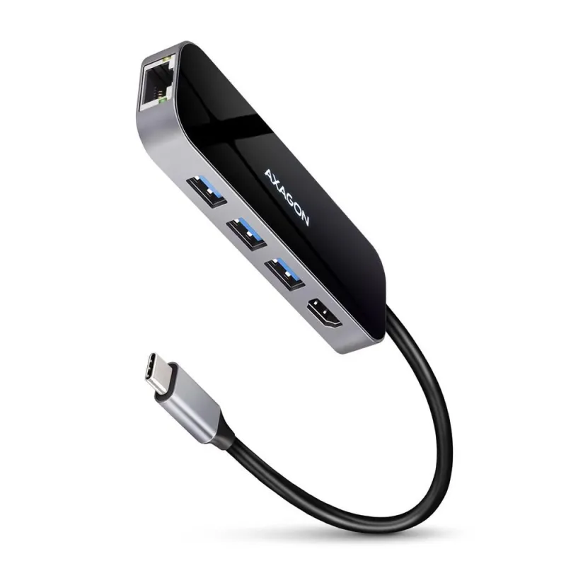 I-o hub usb-c 6in1-0.2m hmc-6gl axagon