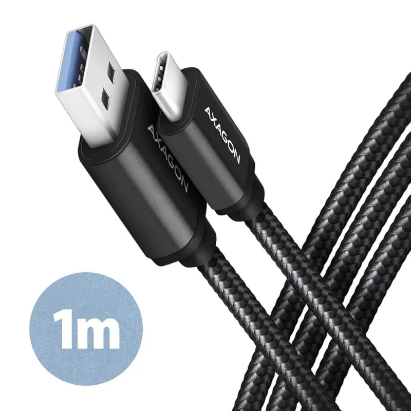 Cable usb-c to usb3.2 1m-black bucm3-am10ab axagon
