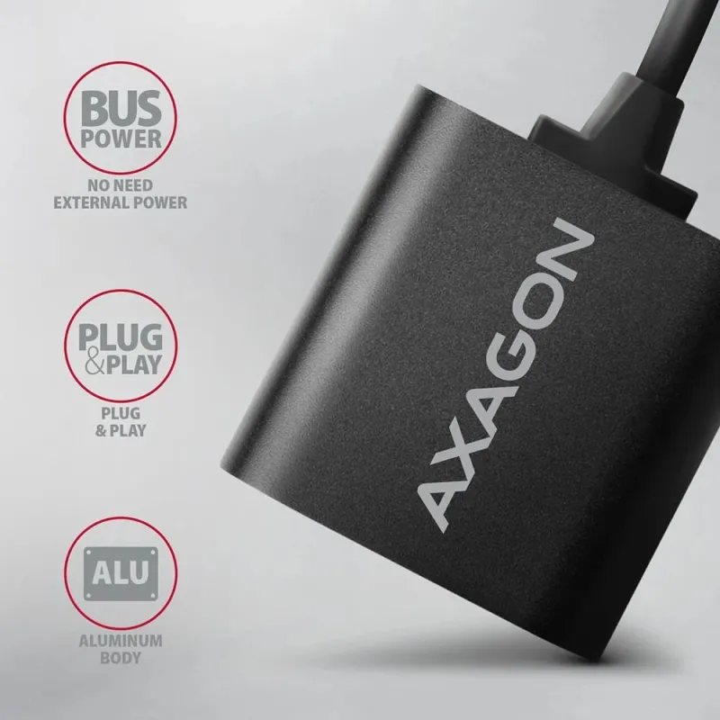 Sound card usb2.0 48khz-16bit-0.15m ada-12 axagon