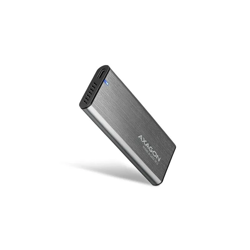 Ssd acc enclosure m.2 nvme-sata usb-c eem2-sg2 axagon