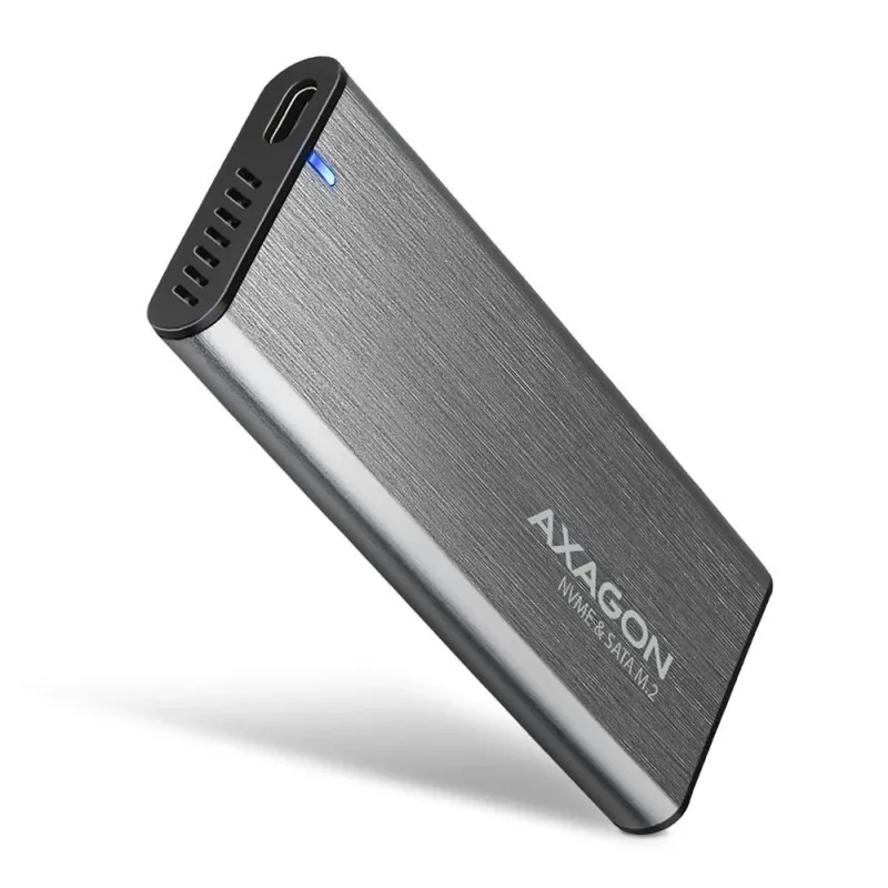 Ssd acc enclosure m.2 nvme-sata usb-c eem2-sg2 axagon
