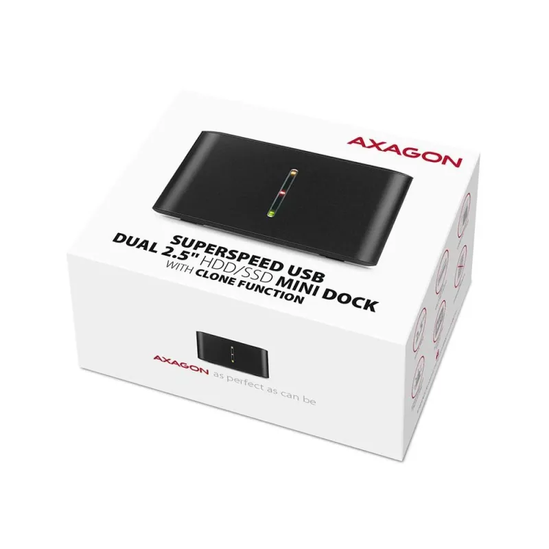 Ssd acc dock station usb3.2-2.5 sata 6g adsa-d25 axagon