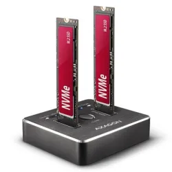 Ssd acc dock station usb-c-2xm.2 nvme adsa-m2c axagon