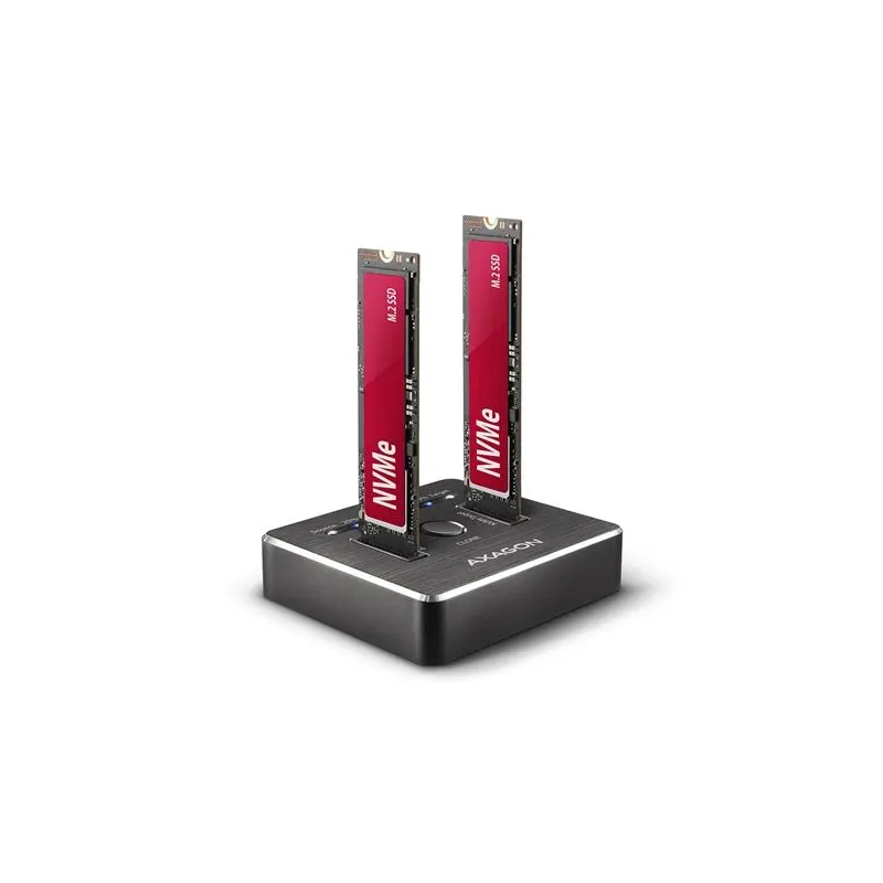 Ssd acc dock station usb-c-2xm.2 nvme adsa-m2c axagon