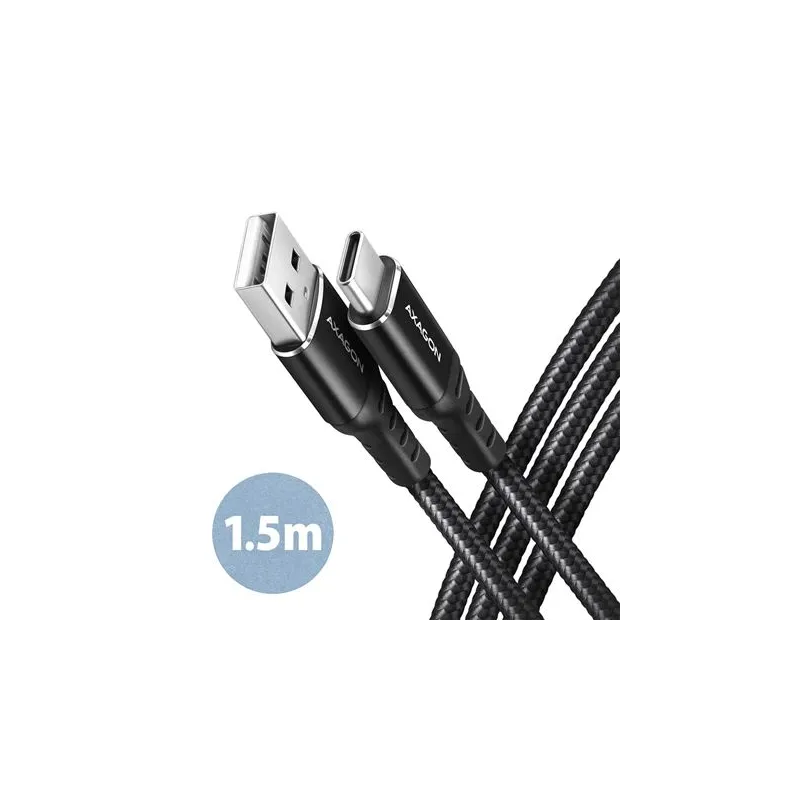 Cable usb-c to usb2.0 1.5m-black bucm-am15ab axagon